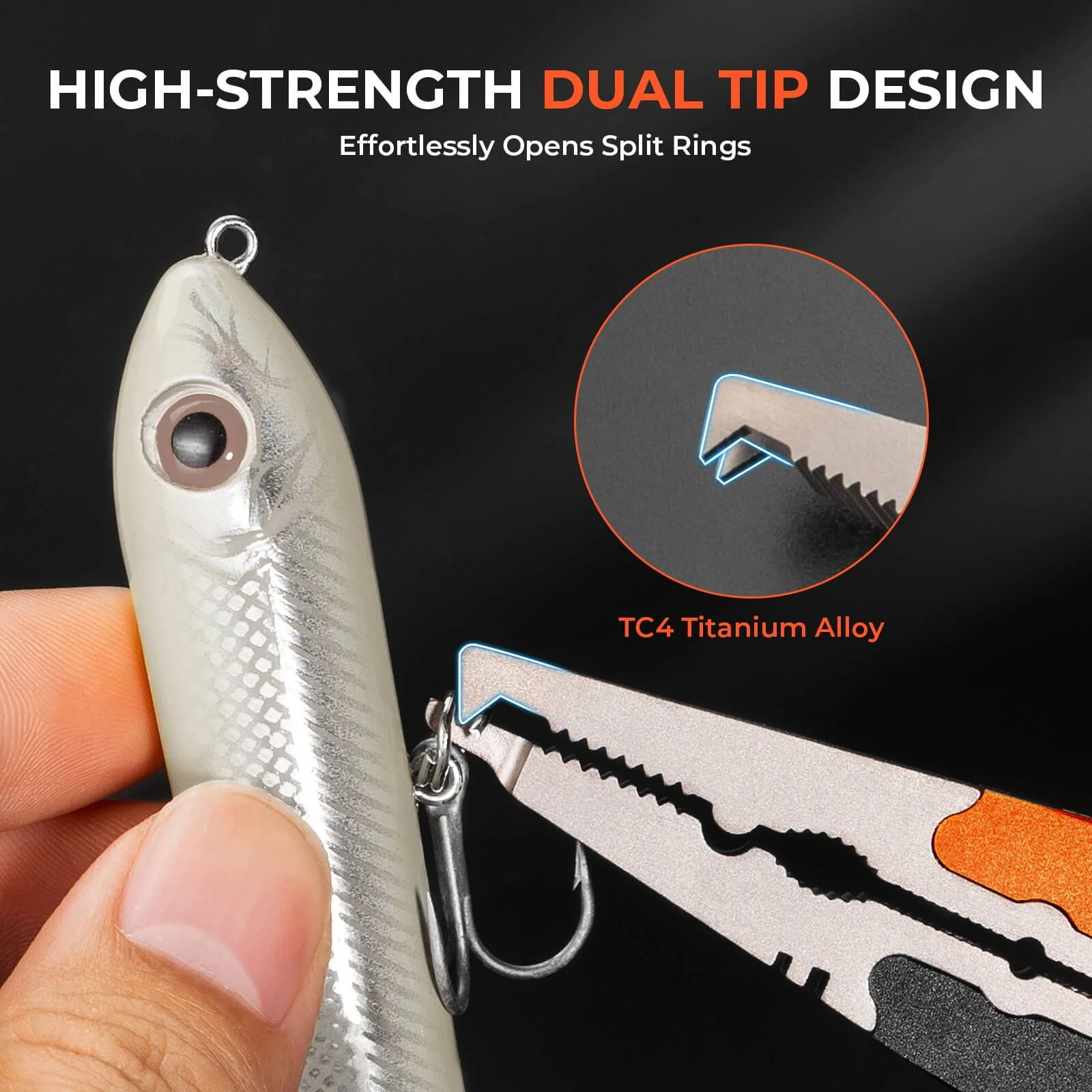 KastKing Ti-Forge Titanium Dual-Tip Jaw Pliers - Image 3