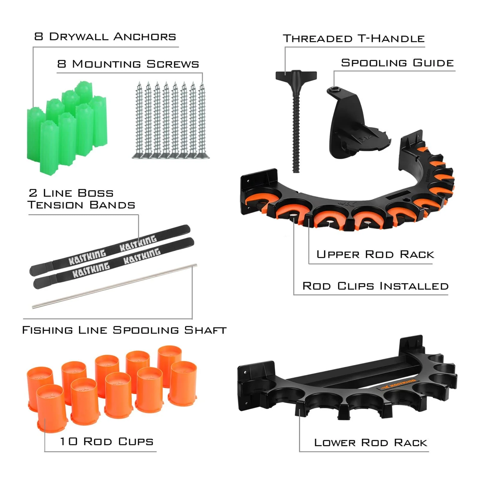 KastKing V10LS Spooling Station and Rod Rack - Image 7
