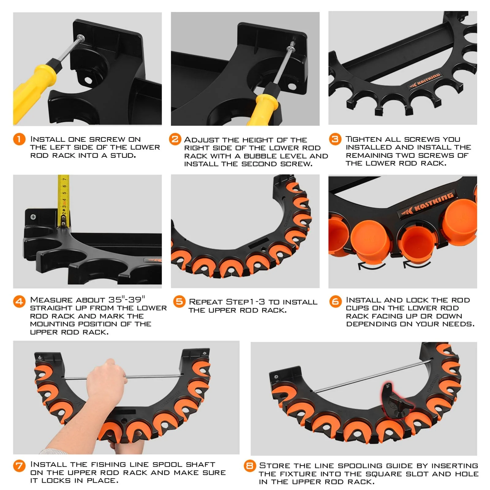 KastKing V10LS Spooling Station and Rod Rack - Image 8