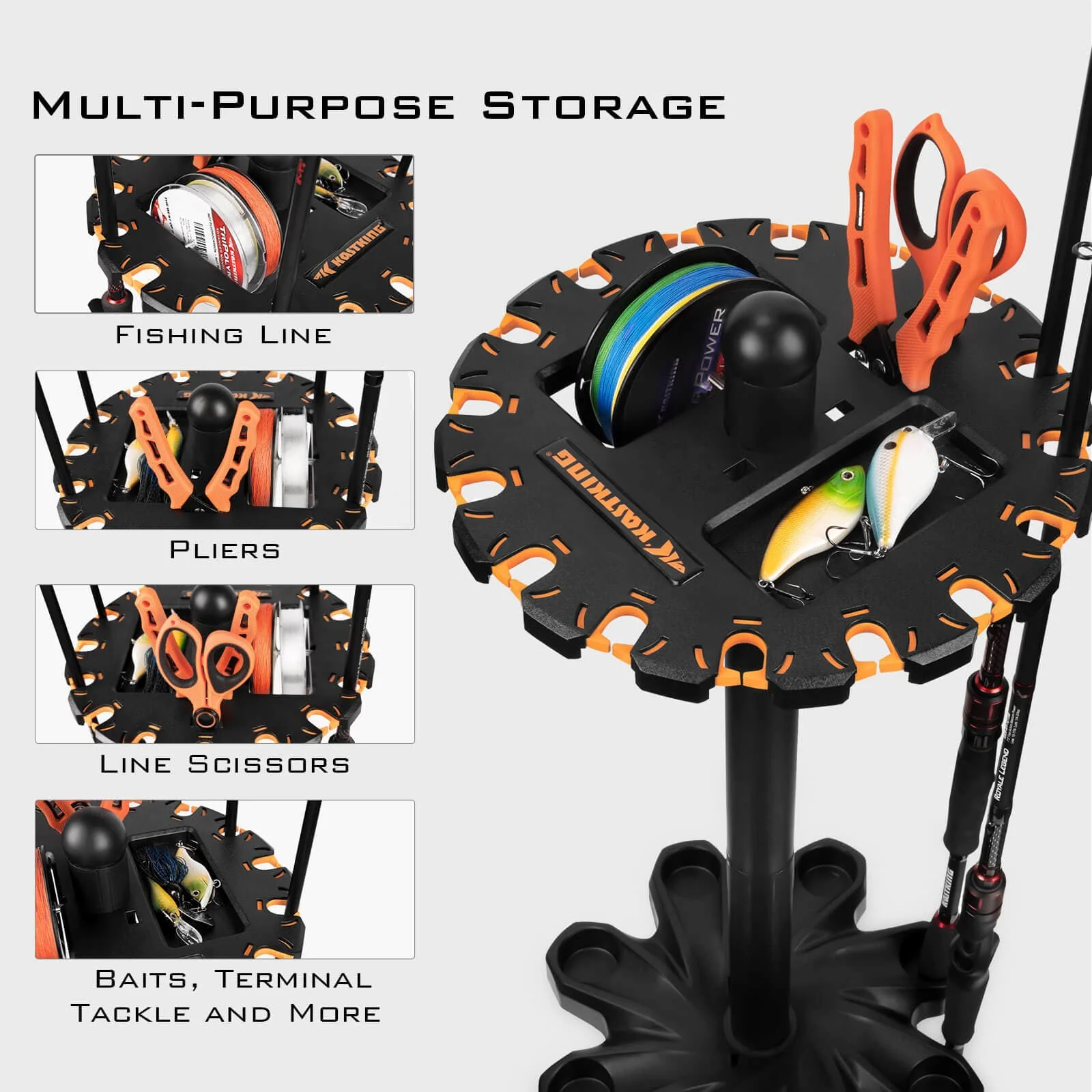 KastKing V16 Revolution Floor Rod Rack - Upgrade Version - Image 6