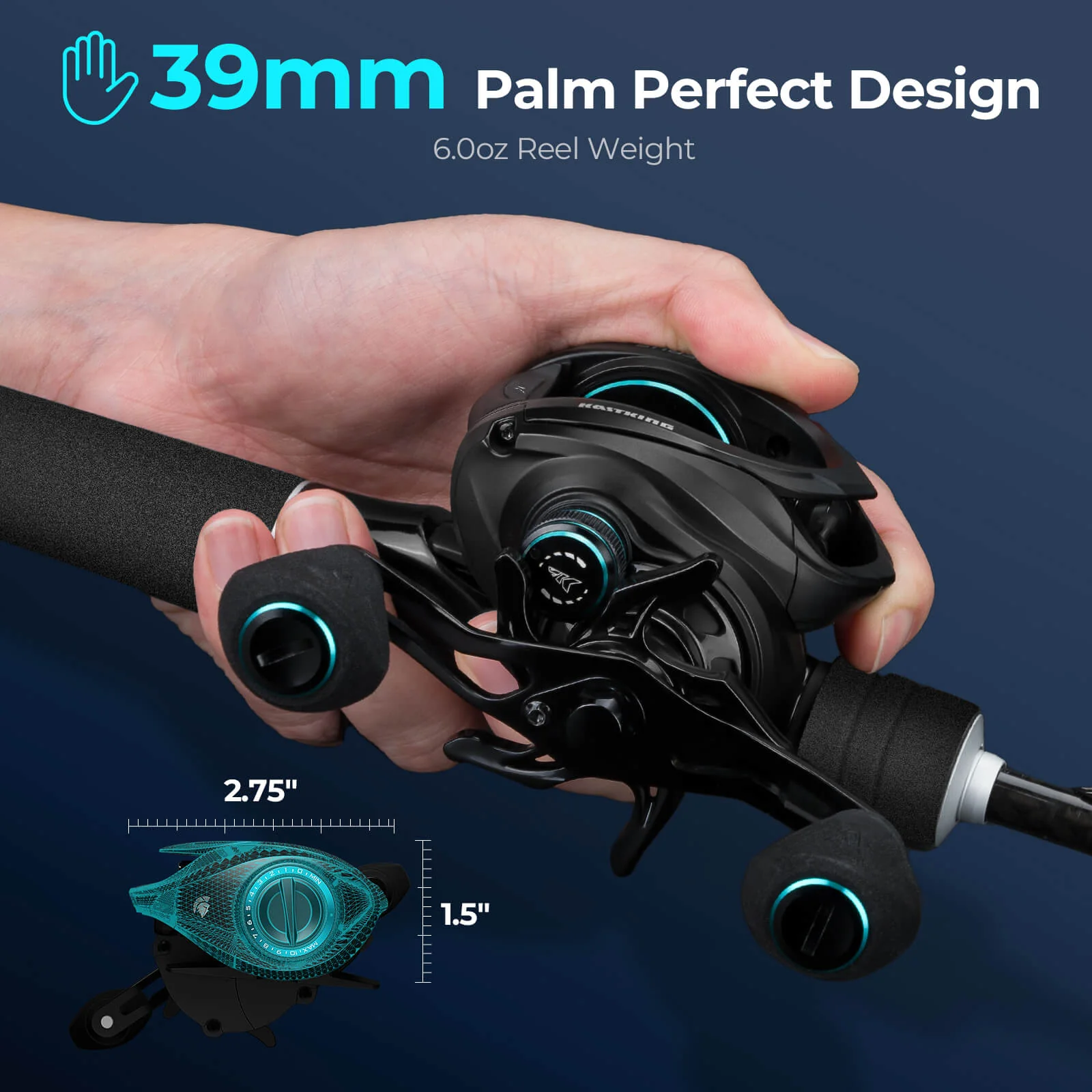 KastKing Verus Baitcasting Reel - Image 10