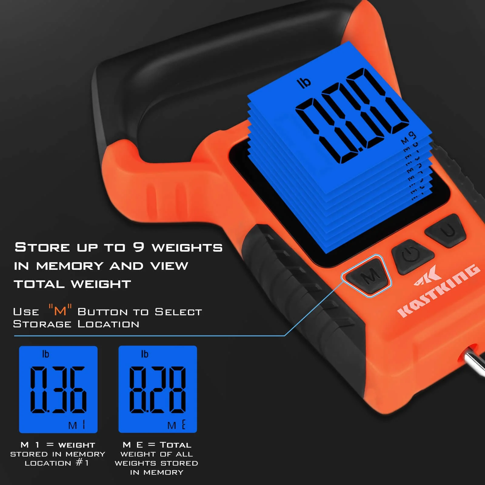 KastKing WideView Floating Waterproof Digital Scale or Lip Grip Combo - Image 11