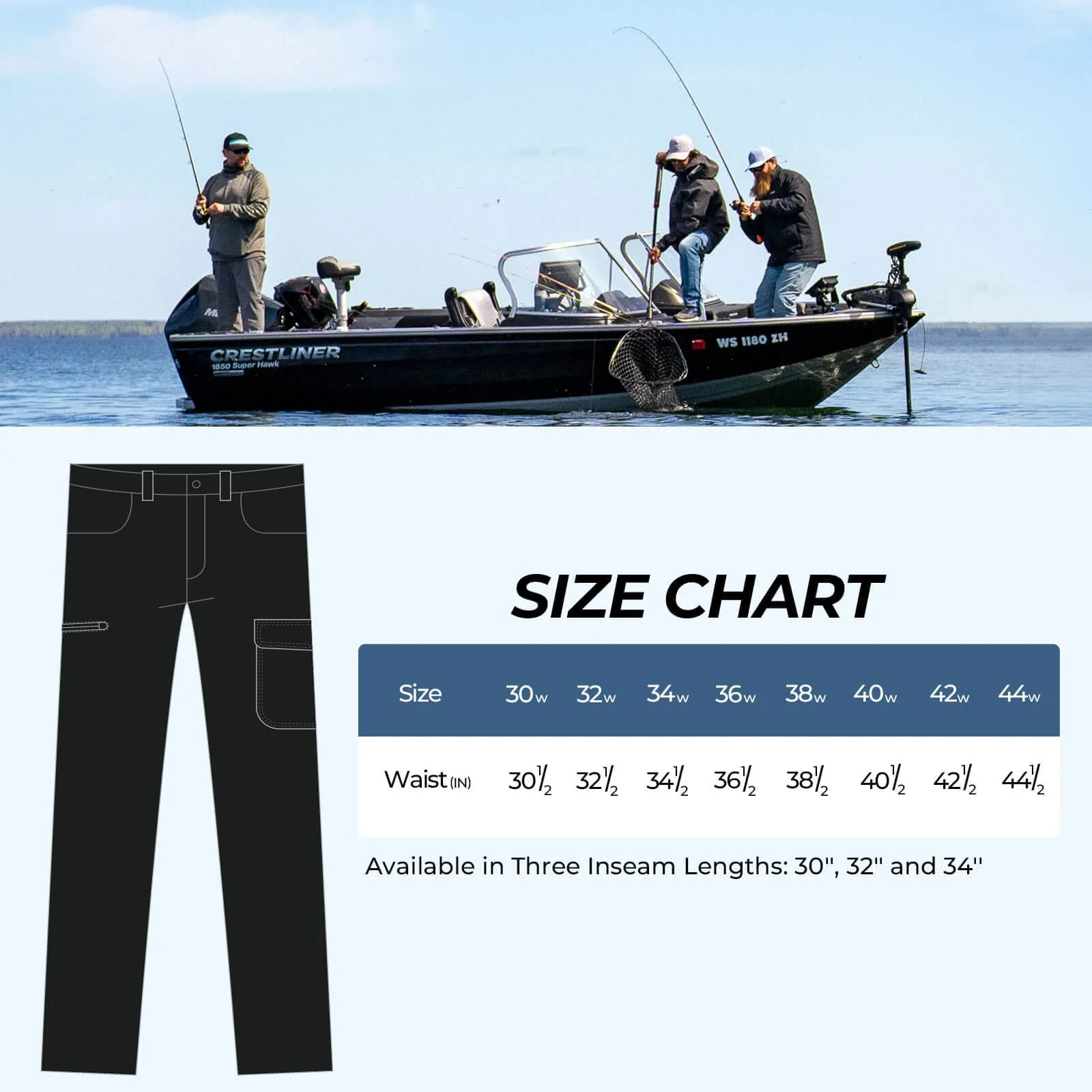 KastKing Wind Crest Fishing Pants - Image 12
