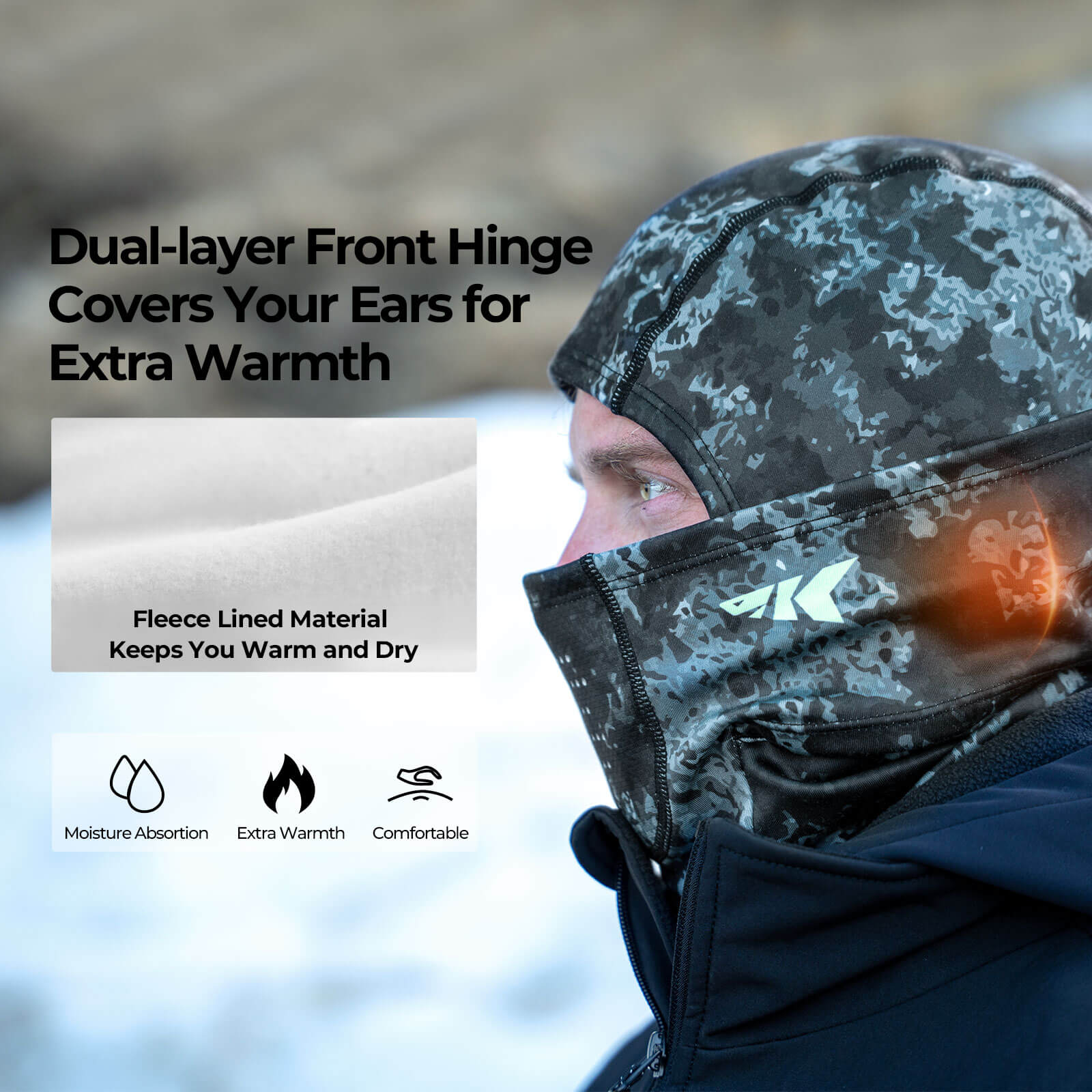 KastKing Winter Mountain Mist Balaclava - Image 6
