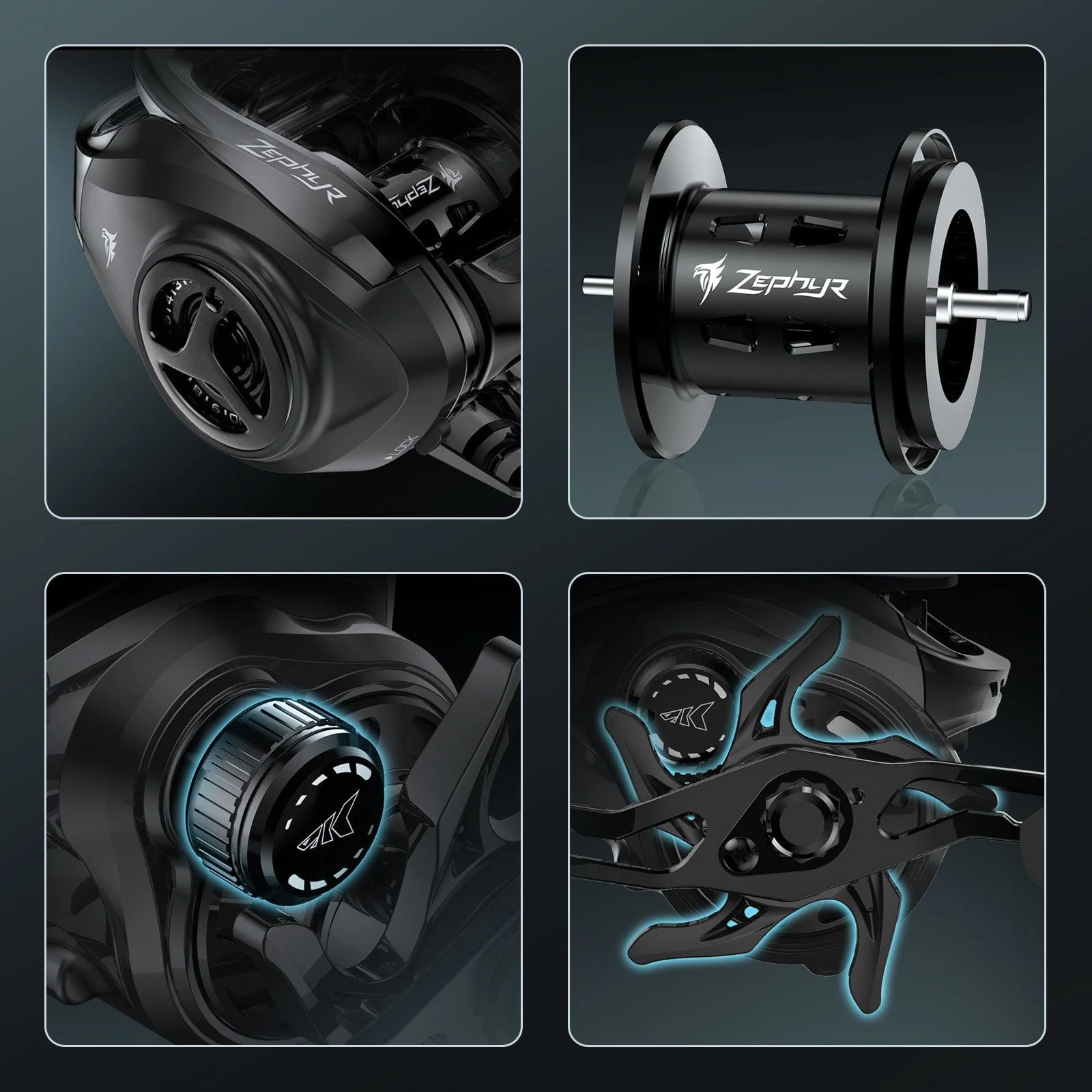 KastKing Zephyr Baitcasting Reel - Image 14