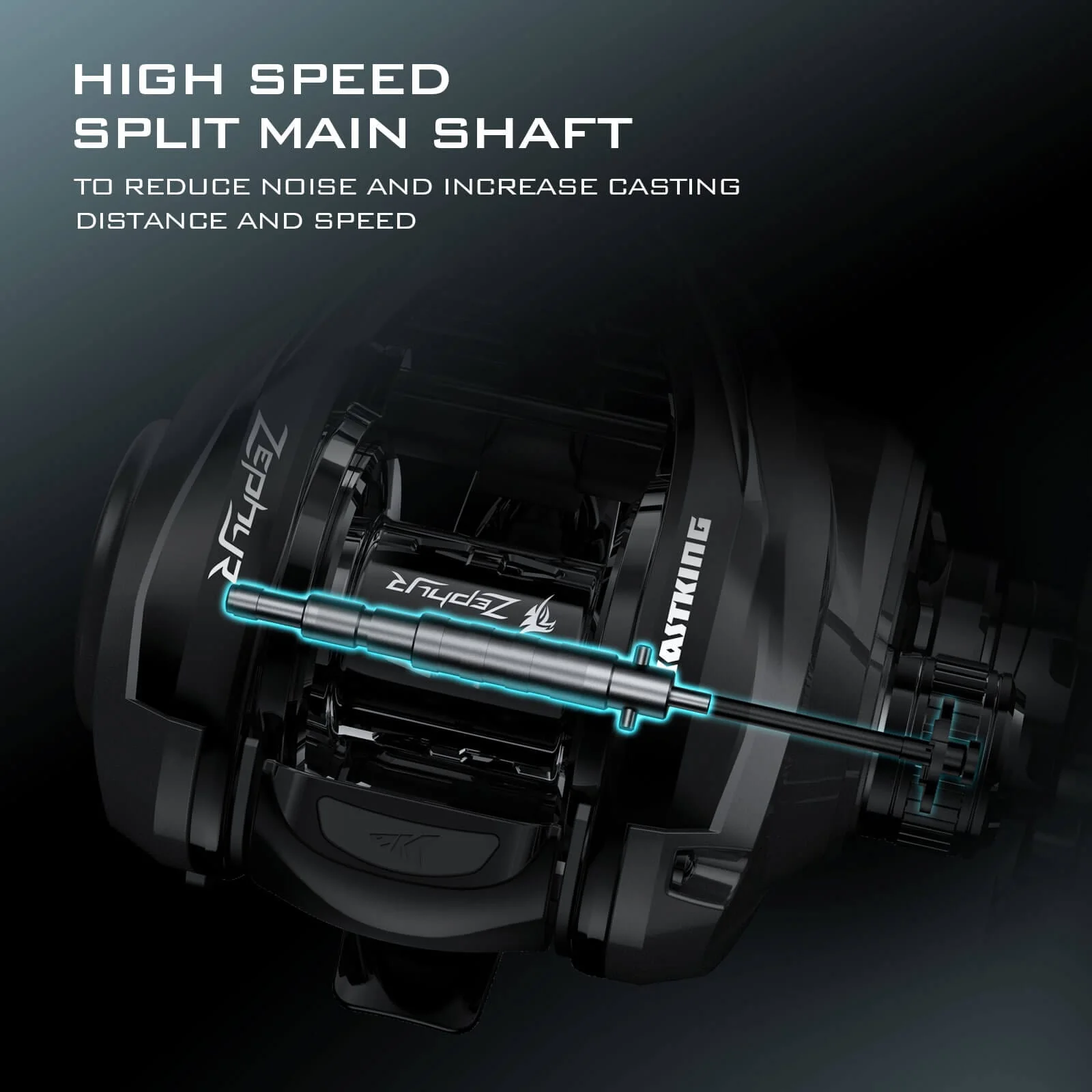 KastKing Zephyr Baitcasting Reel - Image 9