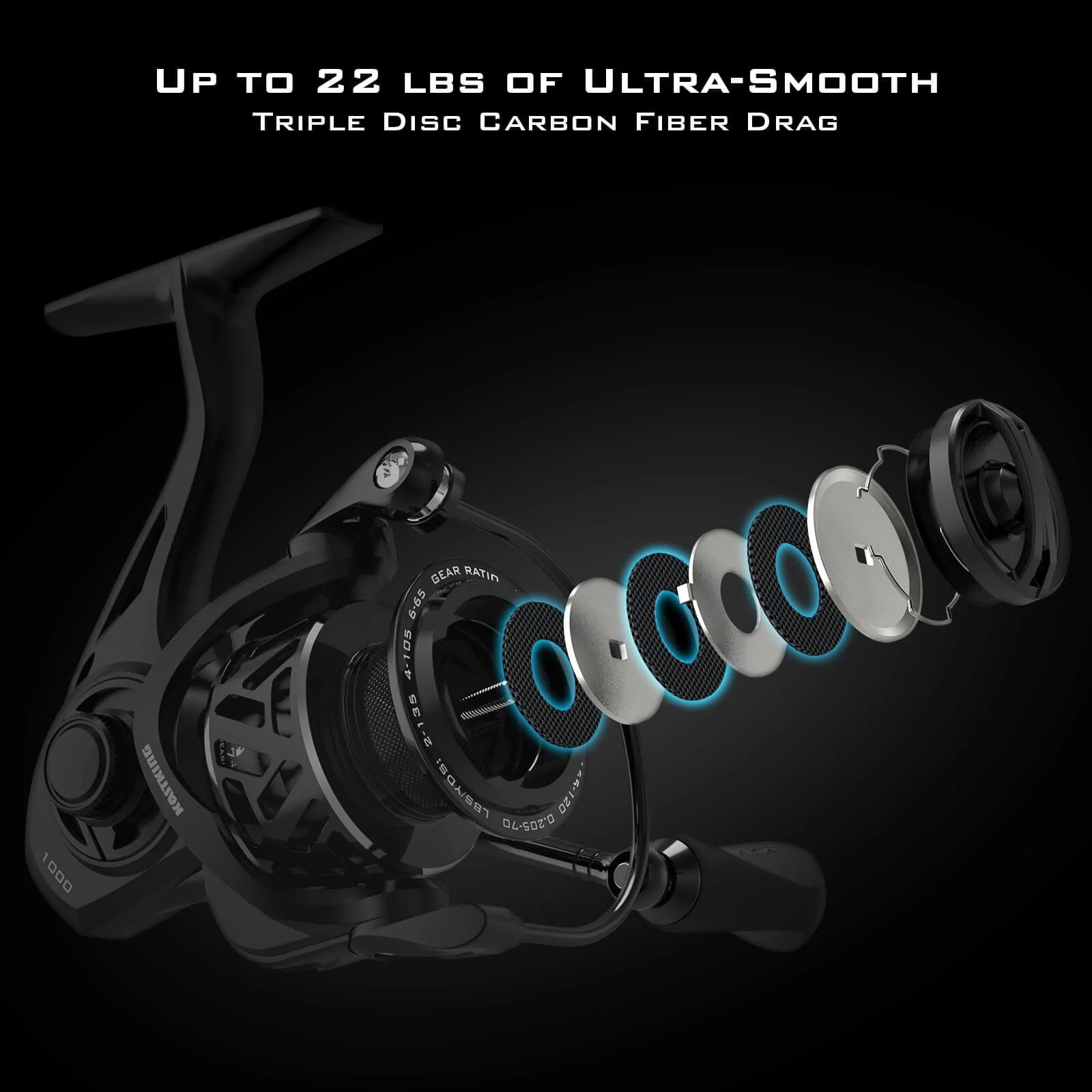 KastKing Zephyr Spinning Reel - Image 9