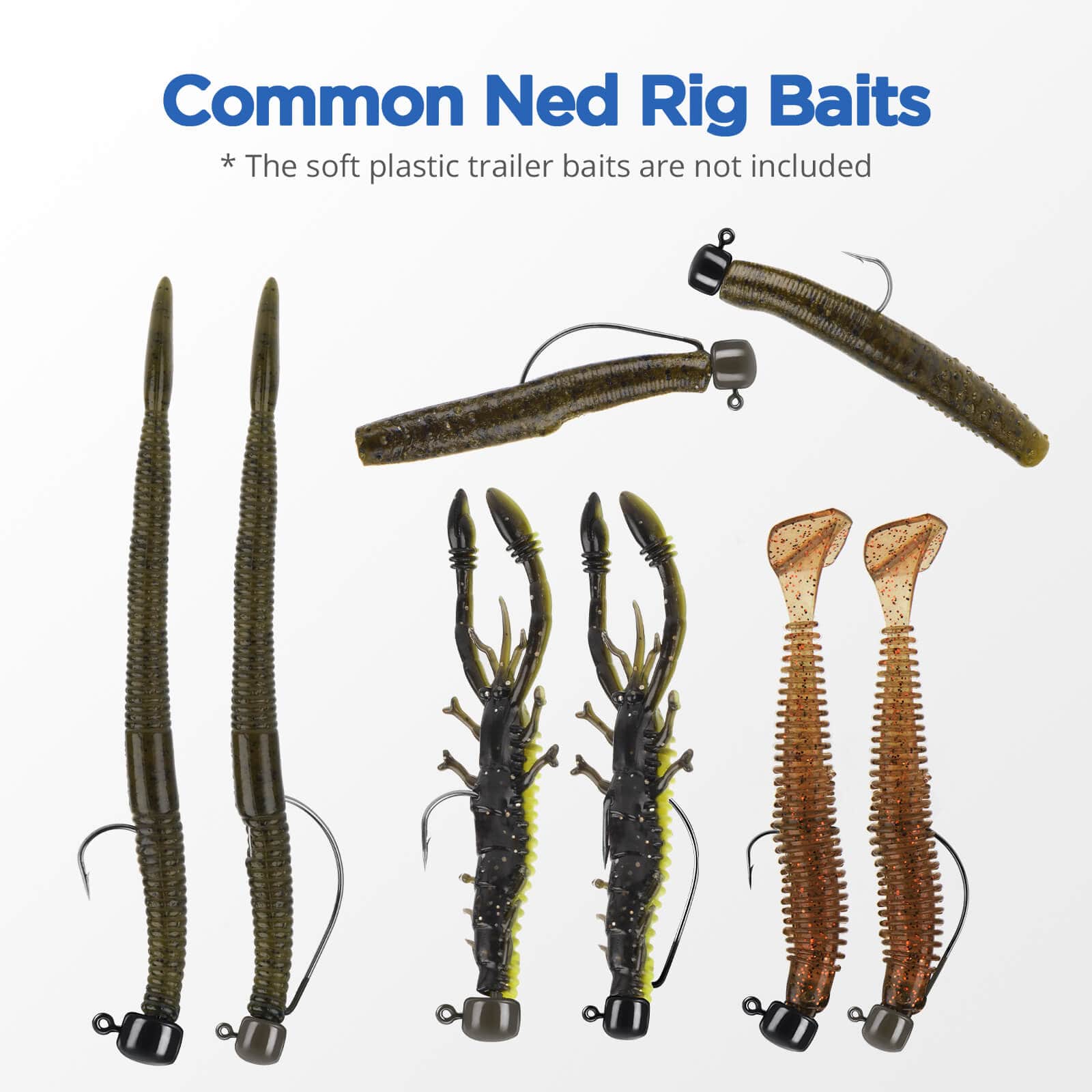 MadBite 24 Pcs Ned Rig Jig Hook Kits - Image 10