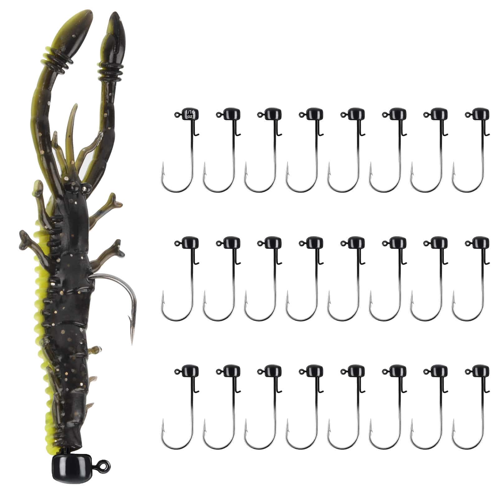 MadBite 24 Pcs Ned Rig Jig Hook Kits - Image 7