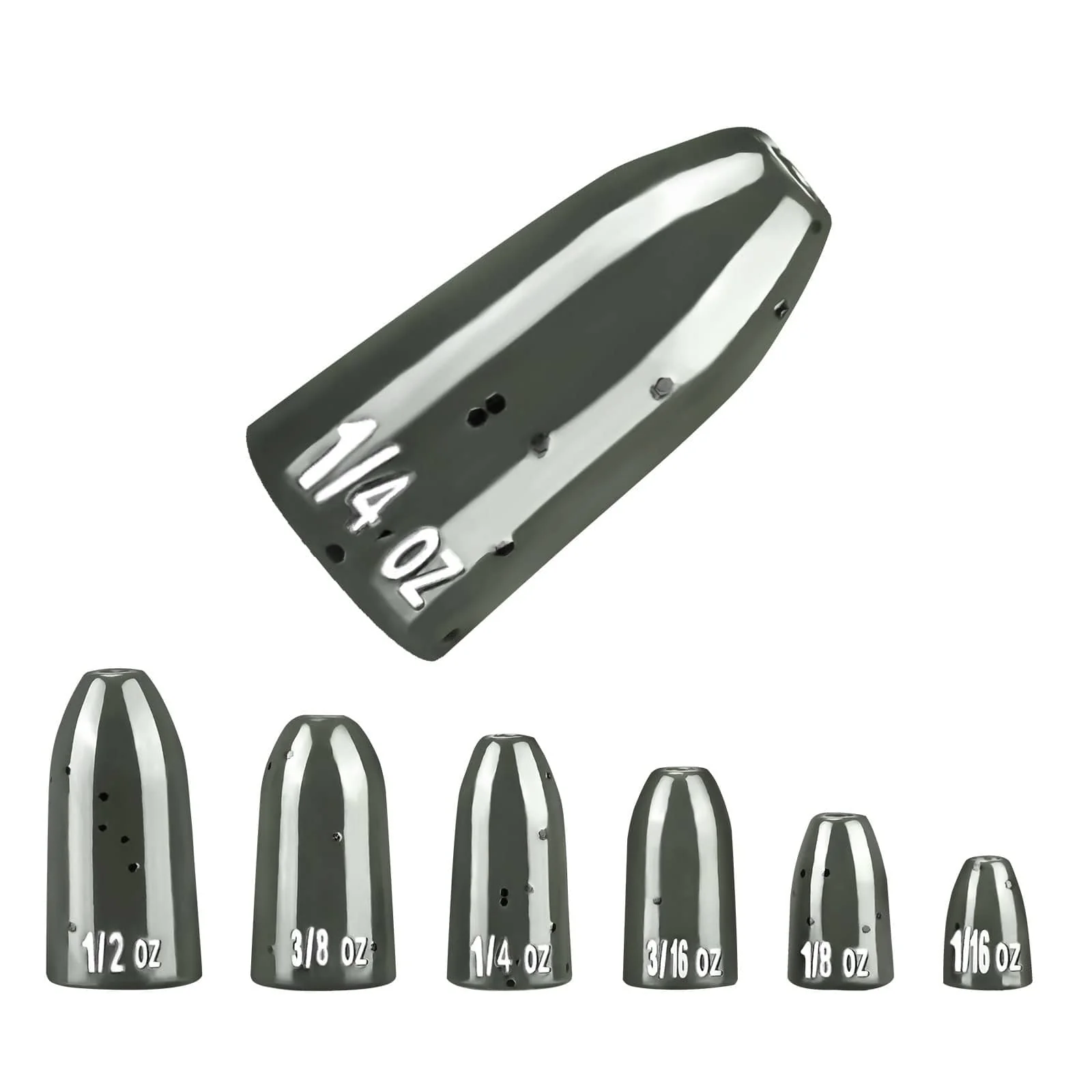 MadBite Tungsten Fishing Worm Weights - Image 8