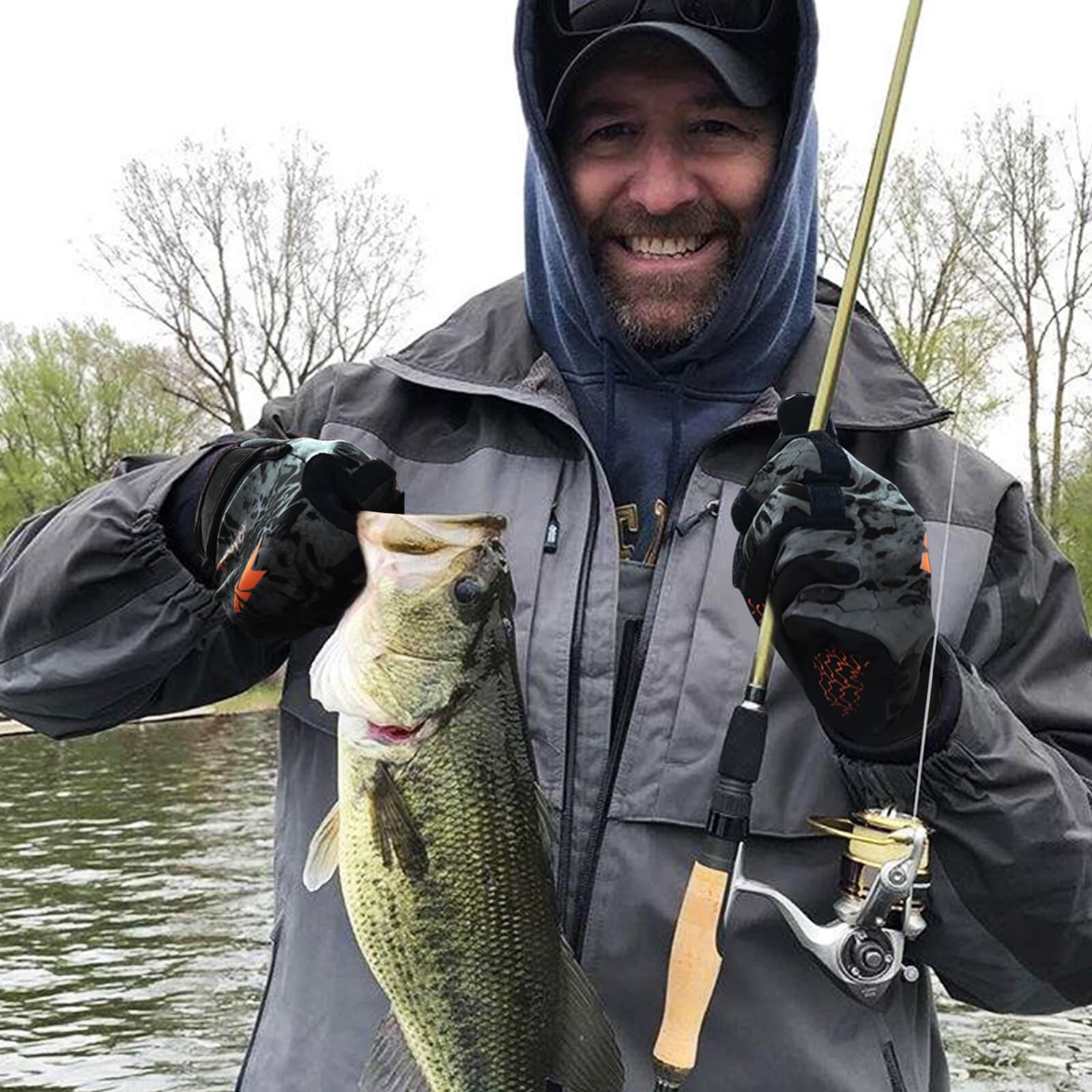 KastKing Mountain Mist Fishing Gloves - Image 9